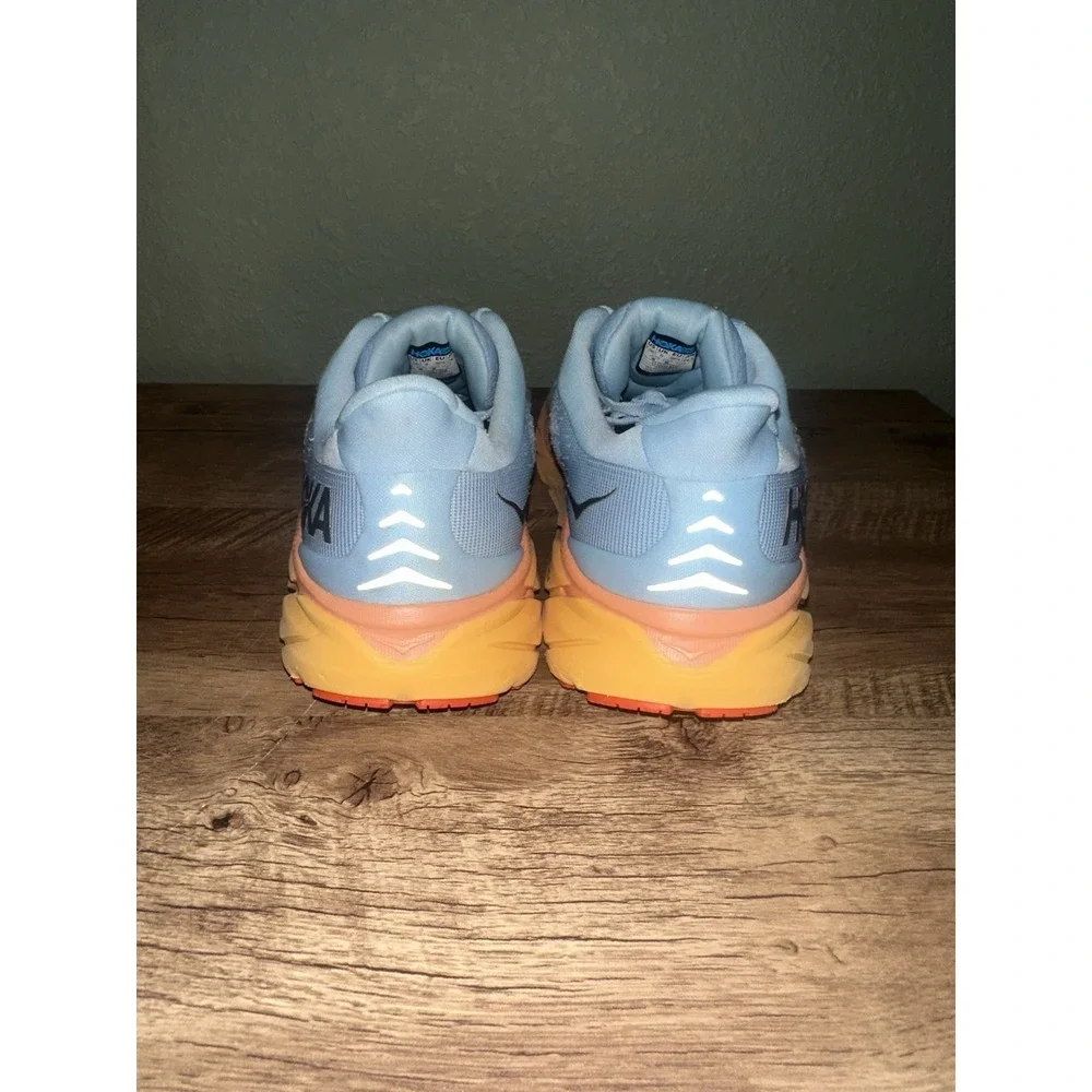 Hoka One One Clifton 8 1119394-SSIF Women's US 7.5B Running Shoes Blue Sneakers - Picture 4 of 9
